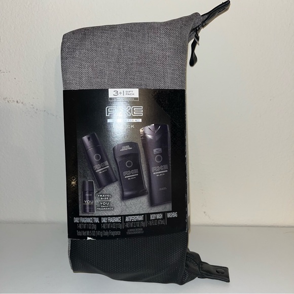 New Black collection travel size gift pack with wash bag 3+1 anti-perspirant - Picture 2 of 6